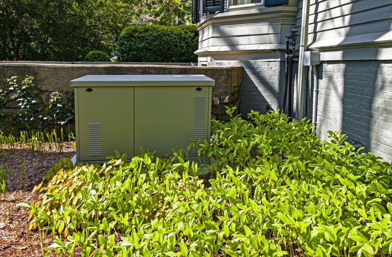Generator Installed Near a Home