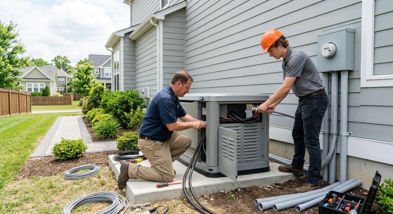 Gas Generator Installation in Alpharetta, GA